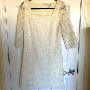 White lace dress